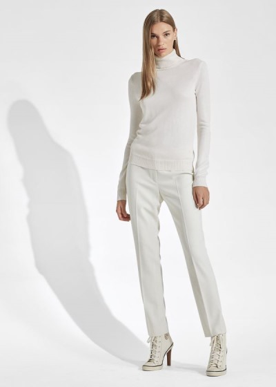 Sueter Ralph Lauren Mujer Creme - Lacquered Turtleneck - JBHGP1647